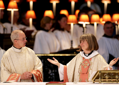 The Archbishop of Canterbury Justin celebrates 20 years of Women in the Priesthood of the Church of England (2014)