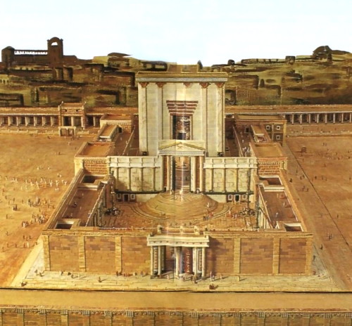 The Temple of Solomon, replica as reconstructed by King Herod
